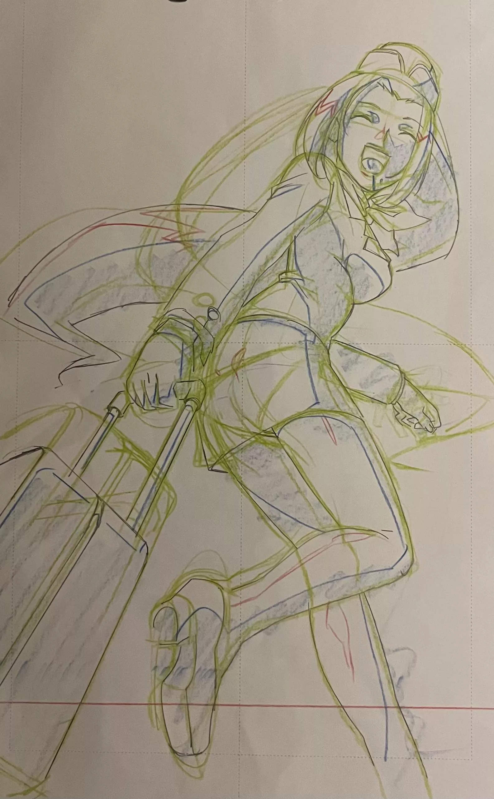 LF Mono Source / Anime: Brain’s Base uniform flight attendant