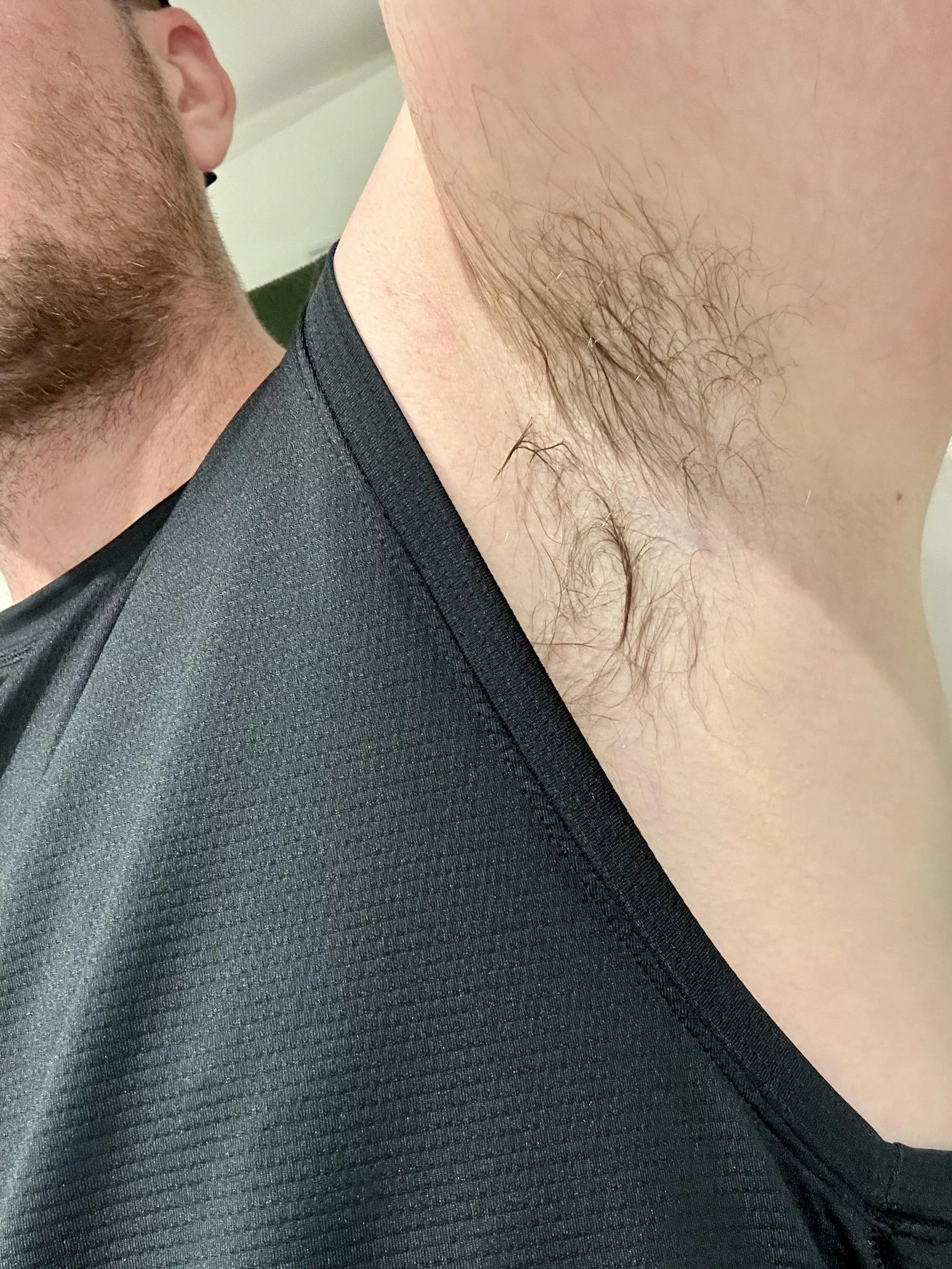 Would love someone to dig in under my after-jogging, sweaty pits