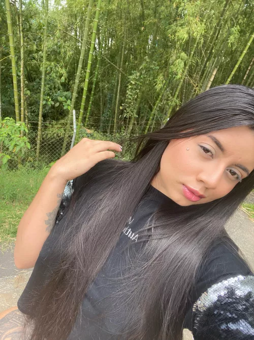 A bit shy, but trying my best!