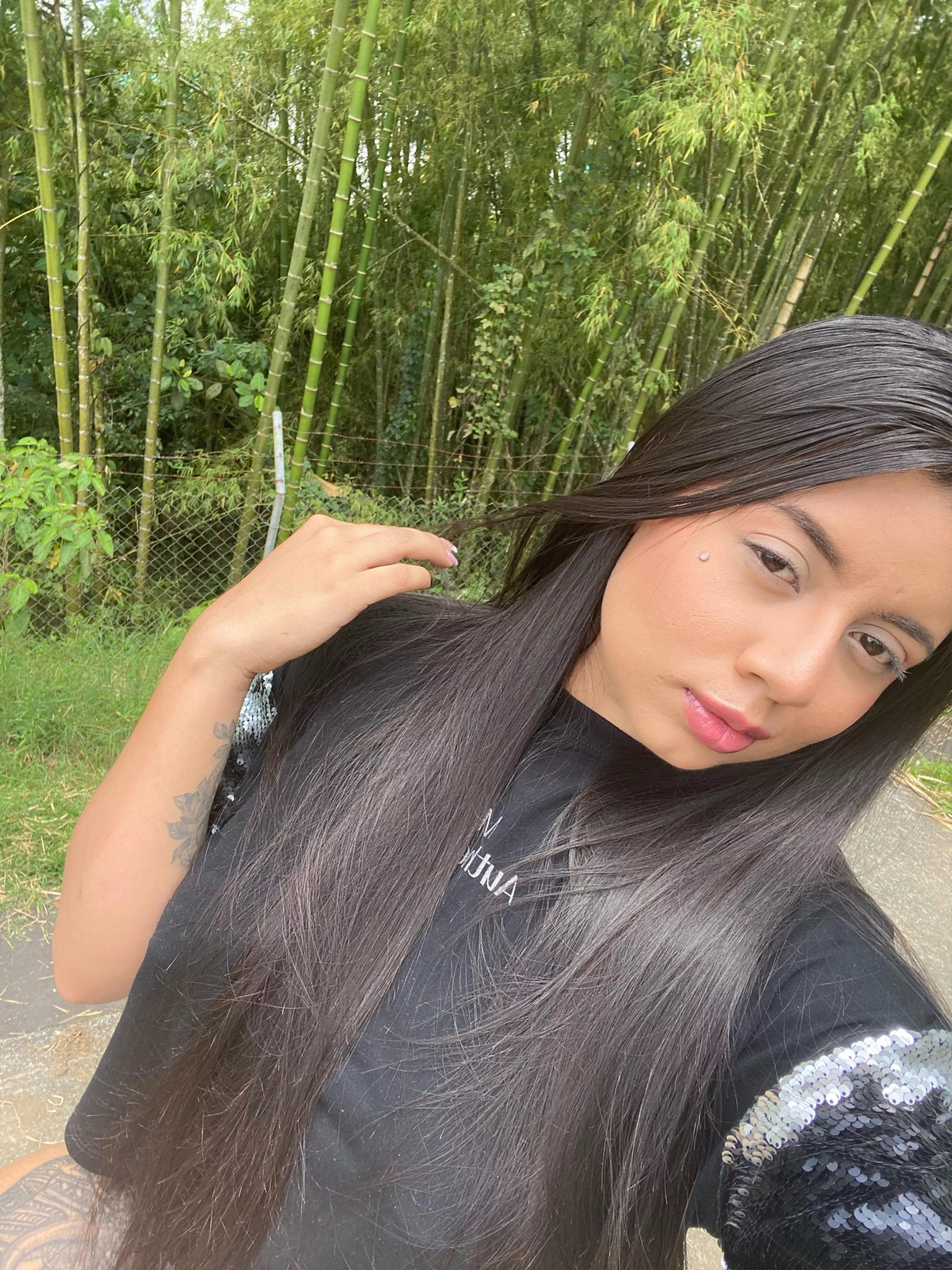 A bit shy, but trying my best!