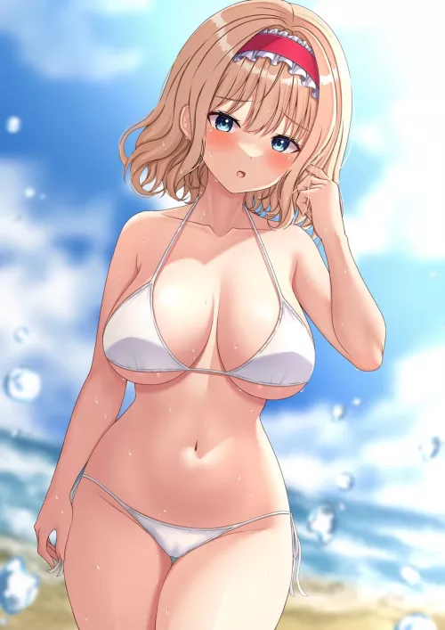 Alice at the beach