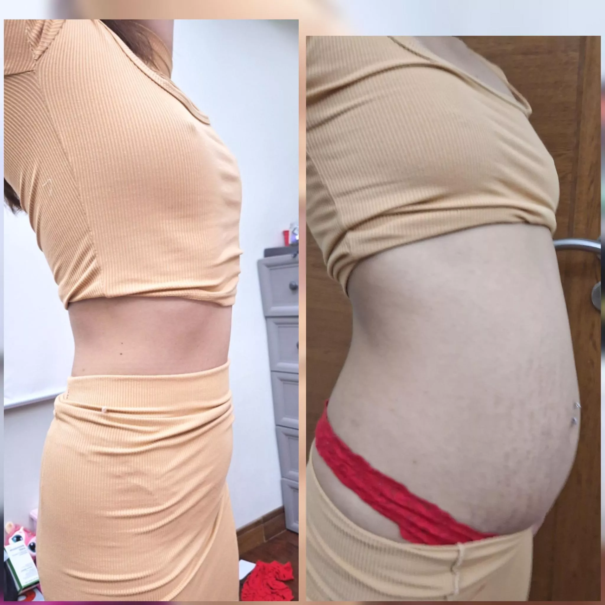 Before and After Stuffing