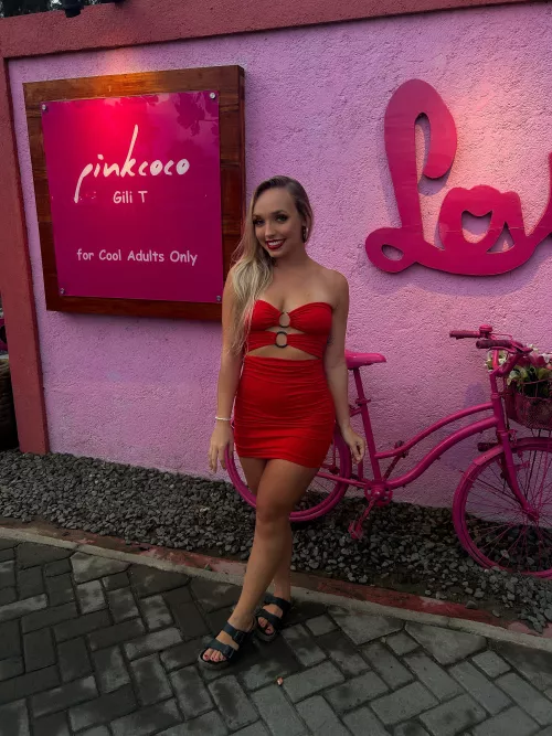 Do you think I have something under at this short tight dress?