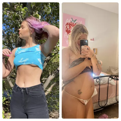Flat belly to fupa