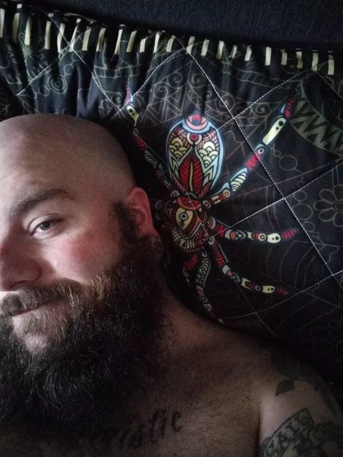 Freshly shaved head! Makes me more confident!