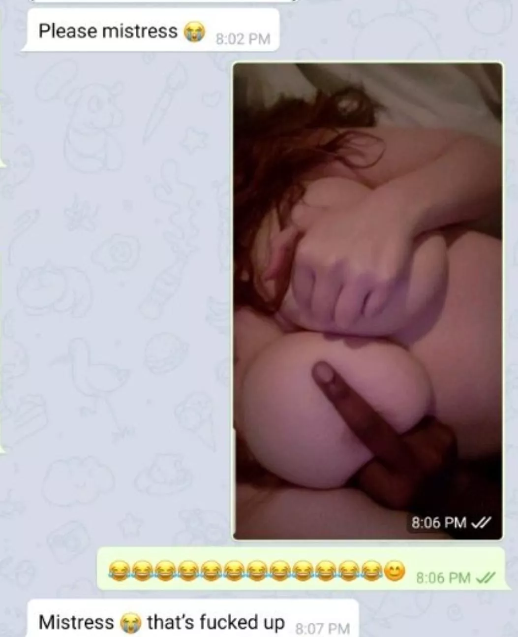 I don't always show limp leaky prejaculating cocksucking maggotdick beta cuckolds my perfect big tits but when I do... I make sure a real man is holding them