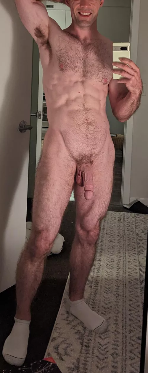 I feel that the socks add a certain sexy je ne sais quoi