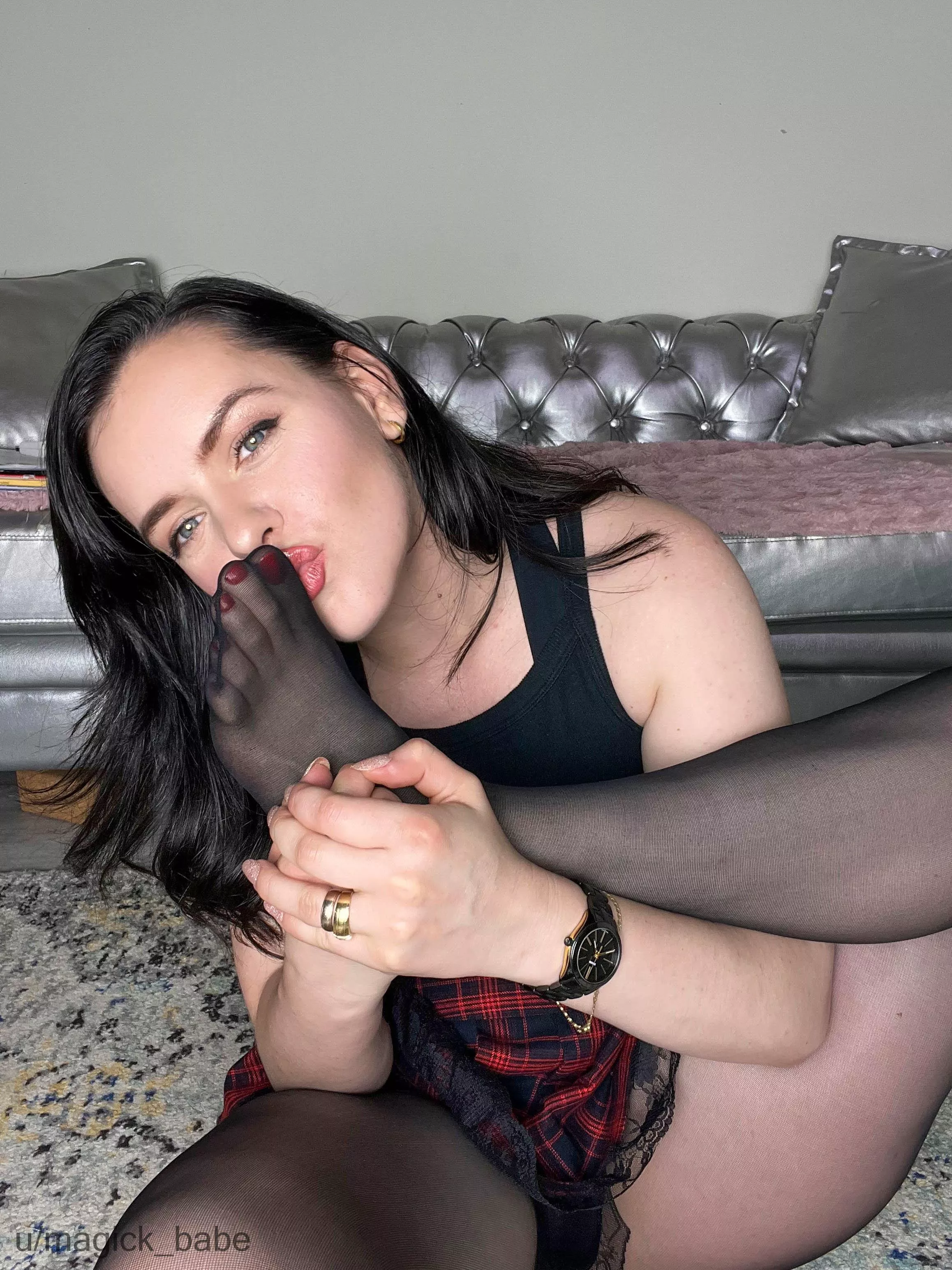 I'll kiss this one, you'll kiss the other one, deal?