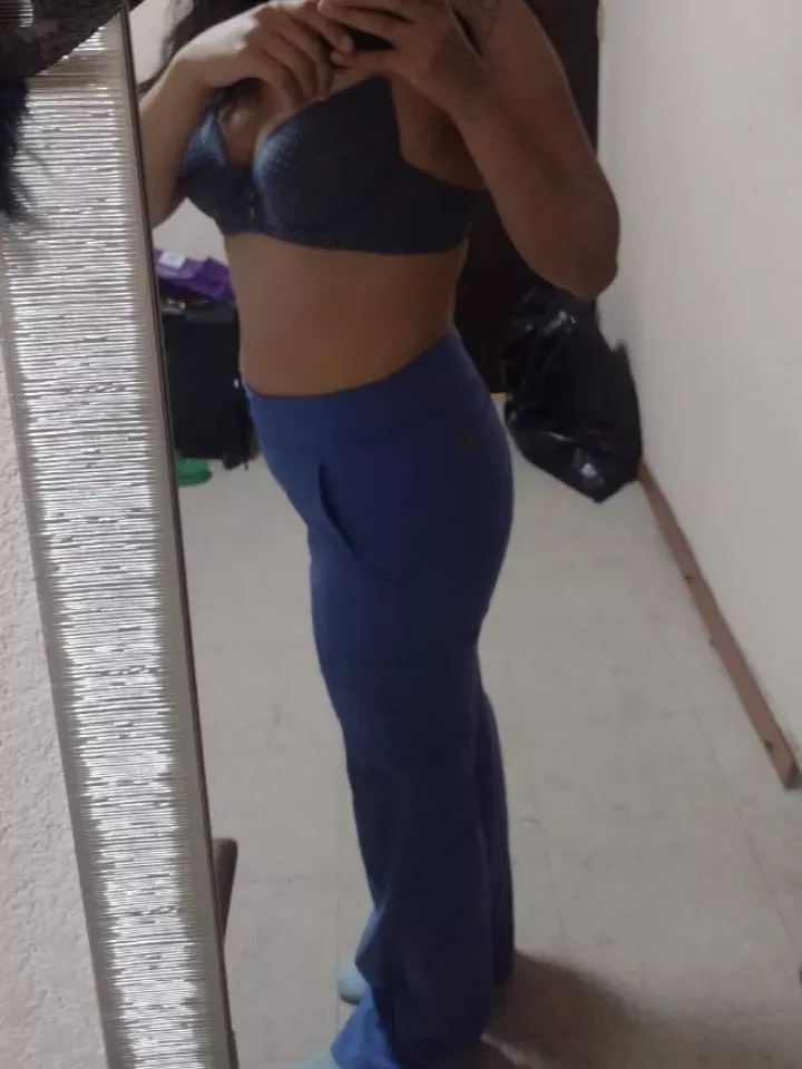 Just the pants of my blue scrub