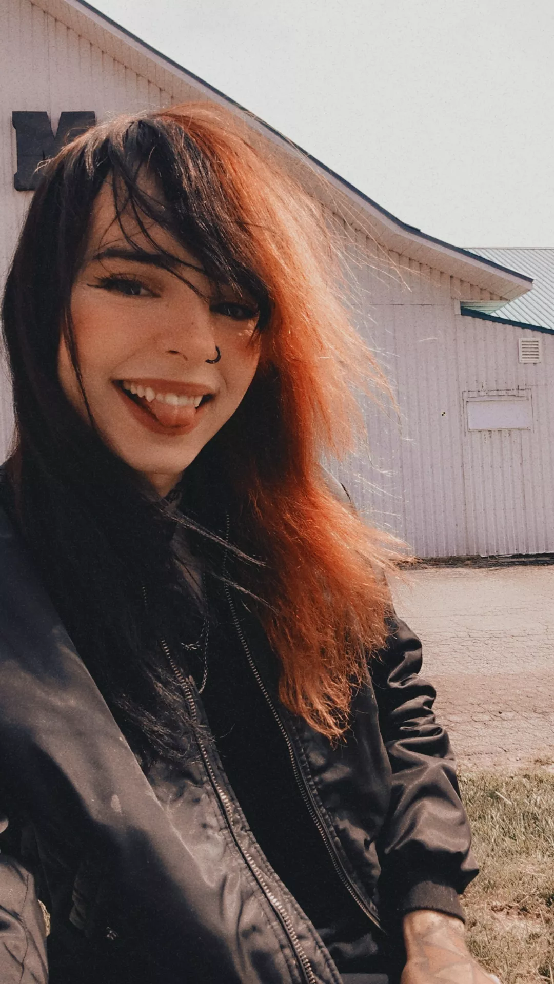 Just your local trans girl enjoying fall any ideas for spooky season?🍁🍁🍁