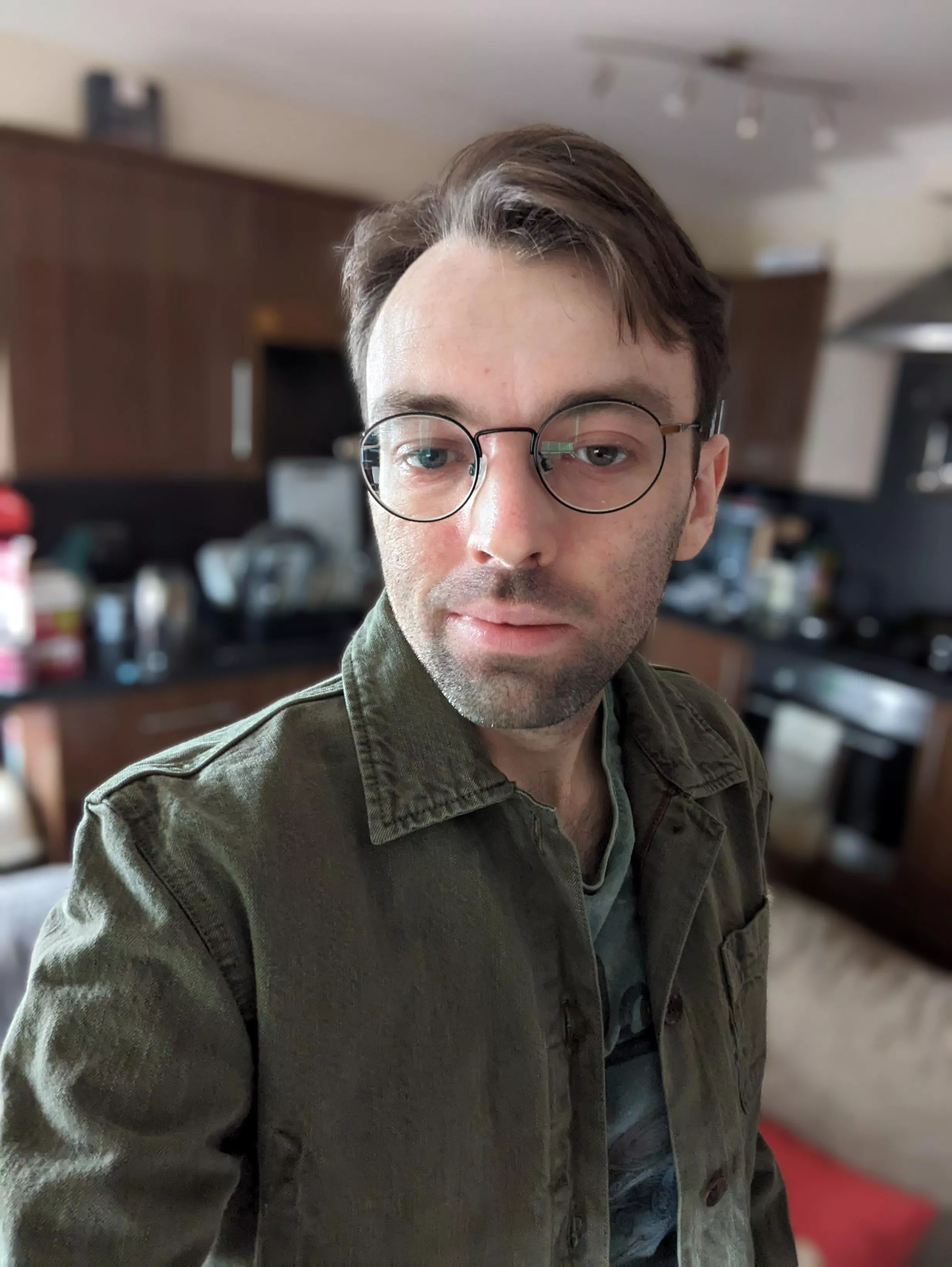 New haircut, new jacket, same old smirk 😉