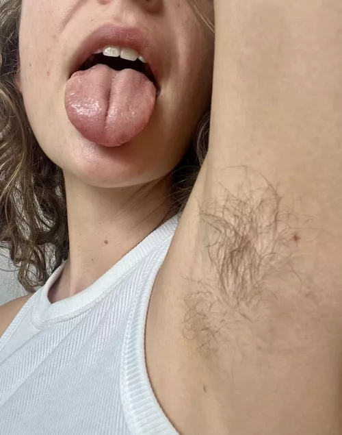 Suck every armpit hair individually please.