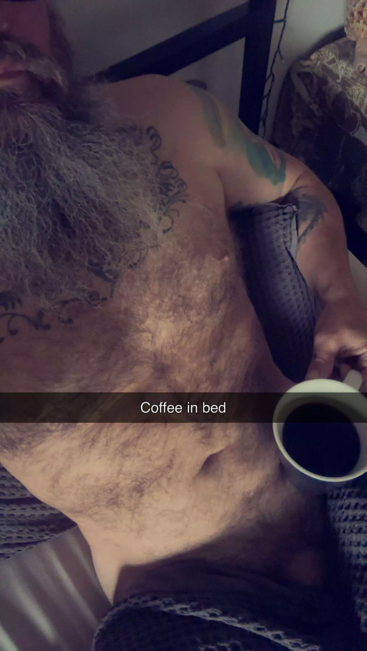 Weekends are you naked coffee in bed 🛌