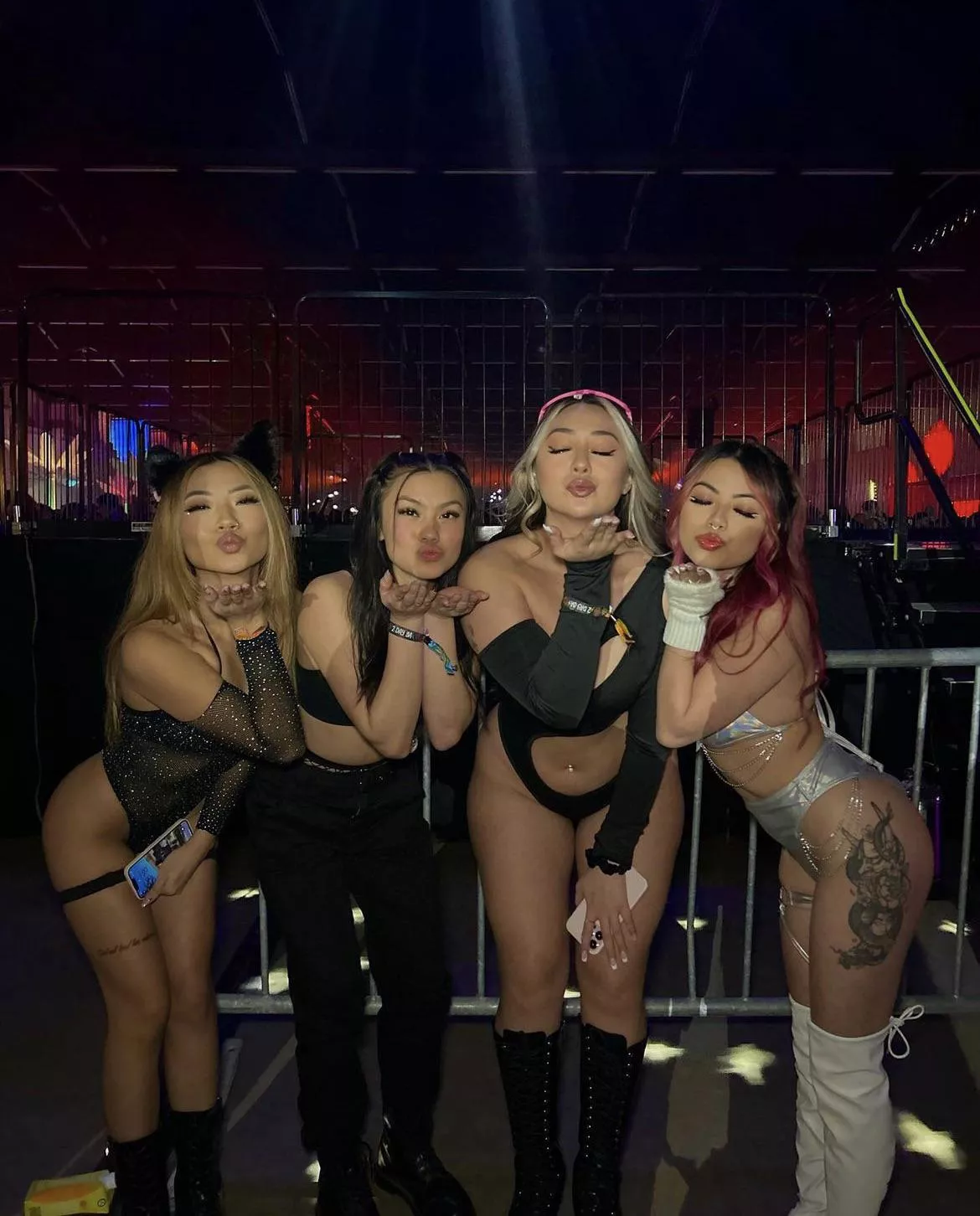 which rave slut are you face fucking then bending over on the rail?