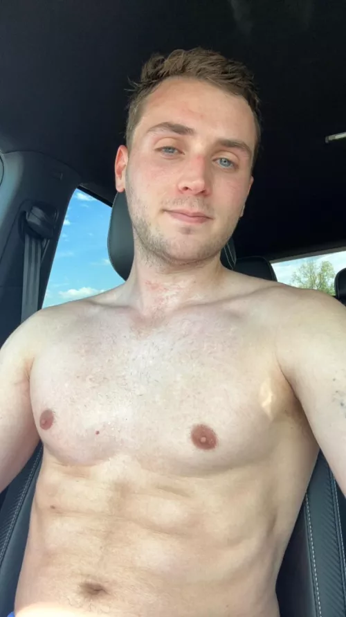 anyone else drive with your shirt off sometimes 😅