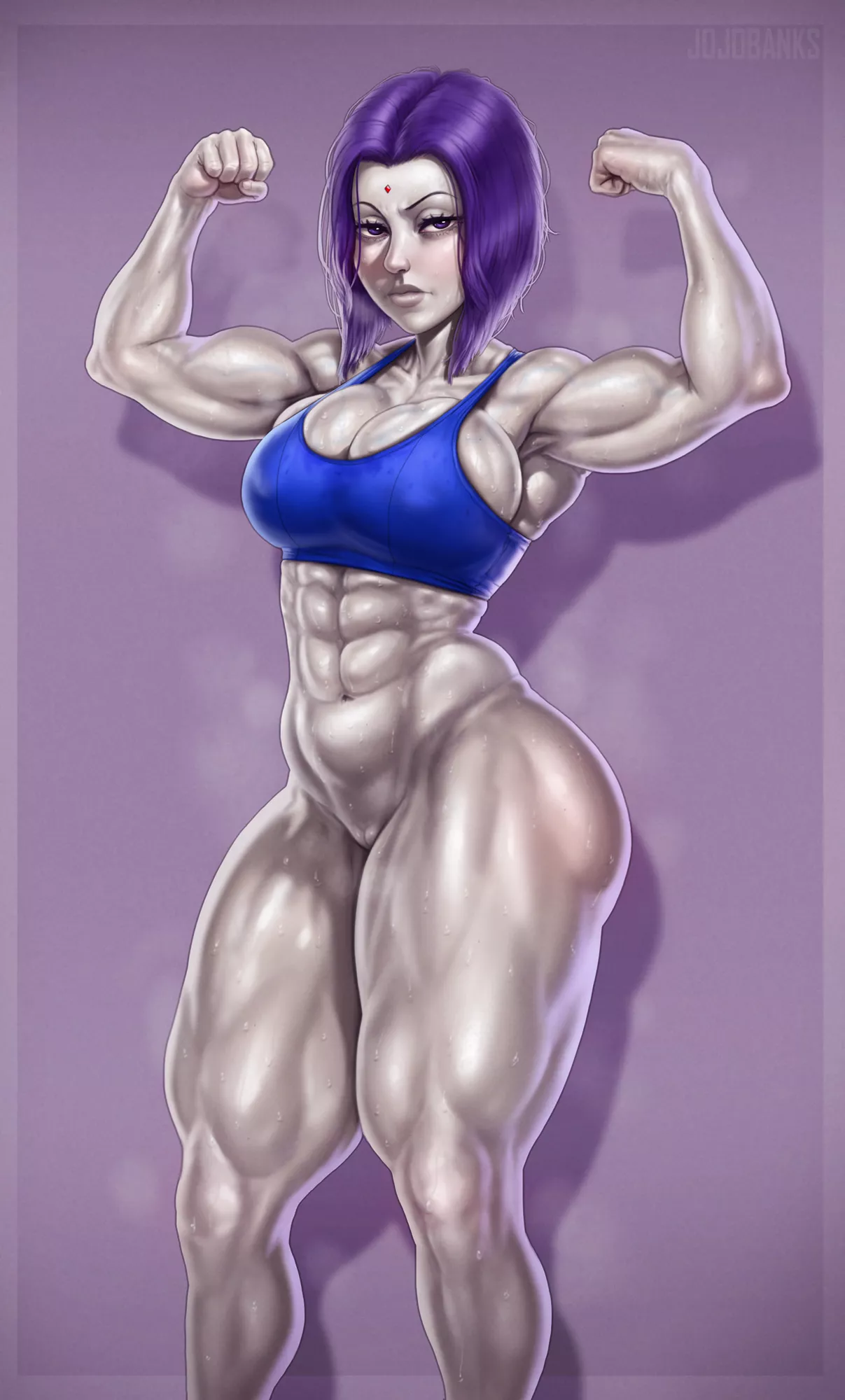 Flexing Raven (JojoBanksHF)
