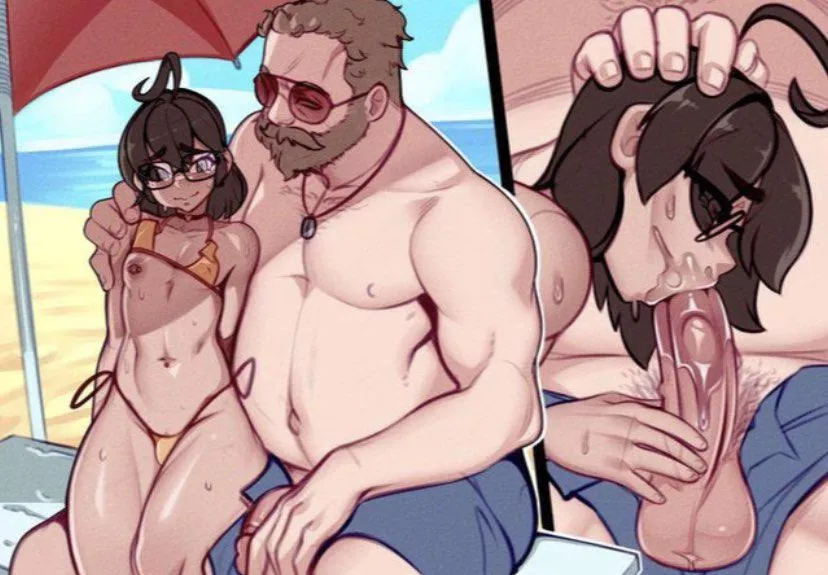 I love being small in daddy's arm