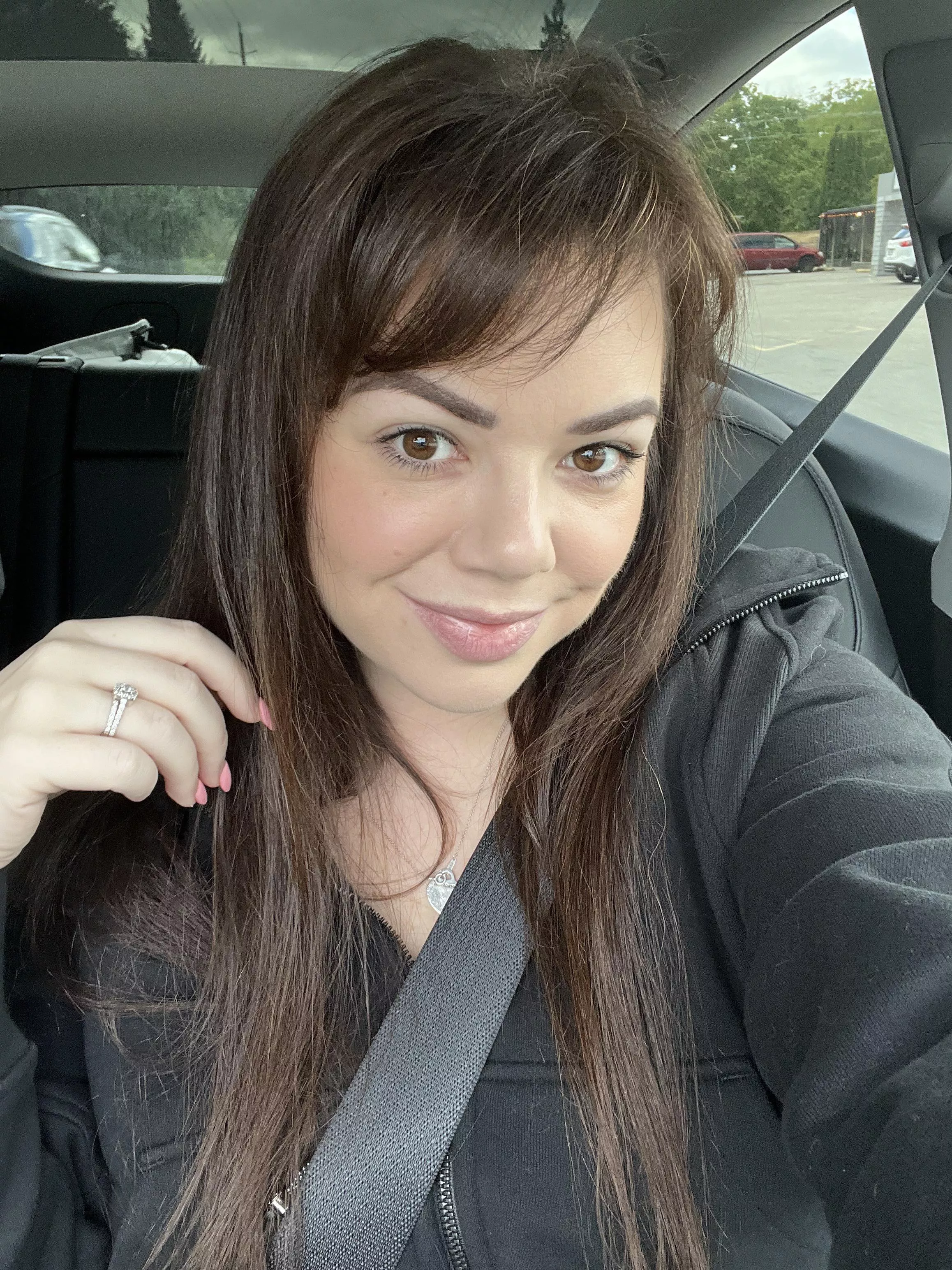 Just a selfie in the car…