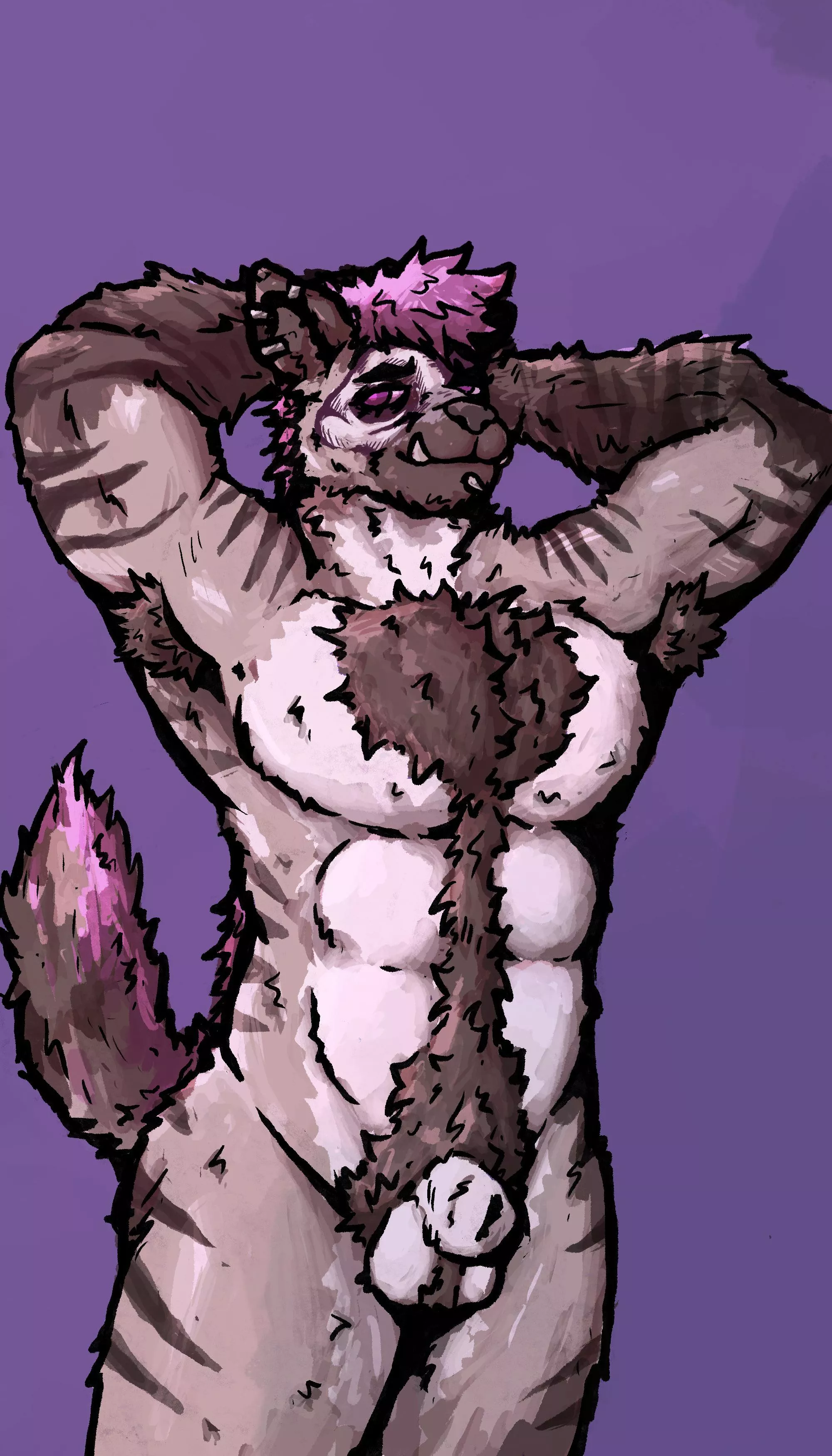 Maw, the striped yeen (by me)