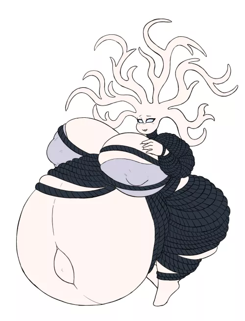 overdue and hefty white lady ~ by @Yatynat and @MarziBelly