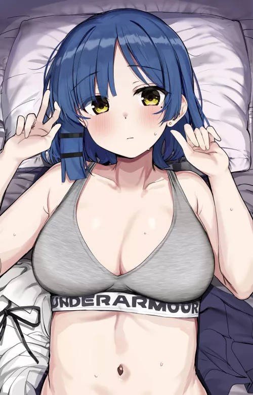 Ryo In Her Sports Bra (Bocchi The Rock)