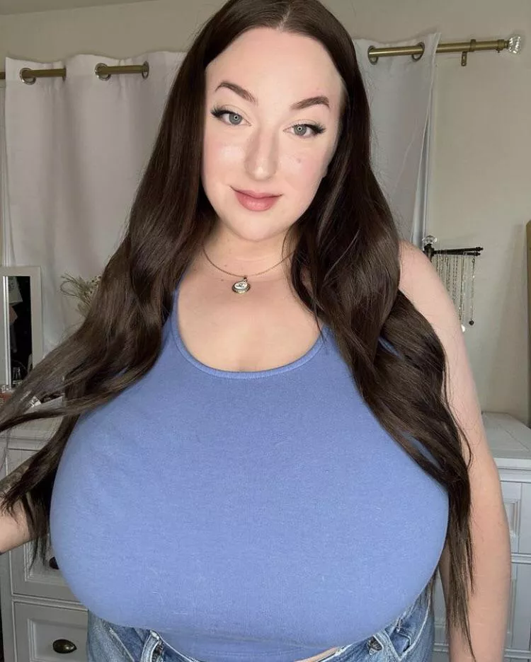 That tight blue top