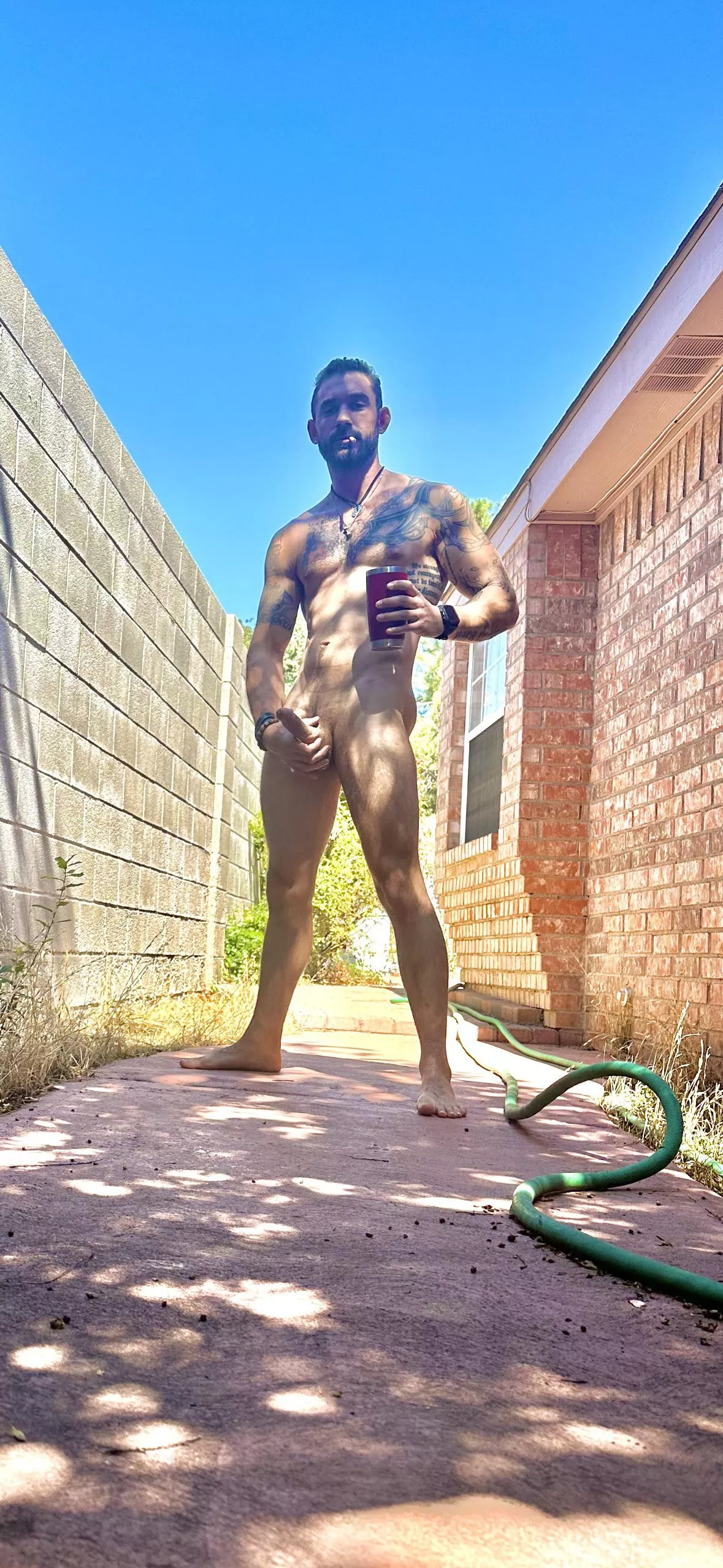 [32] Beard ✔️Black Rifle coffee ✔️ Menthol cigarette ✔️ Hard cock ✔️ what is missing ❓