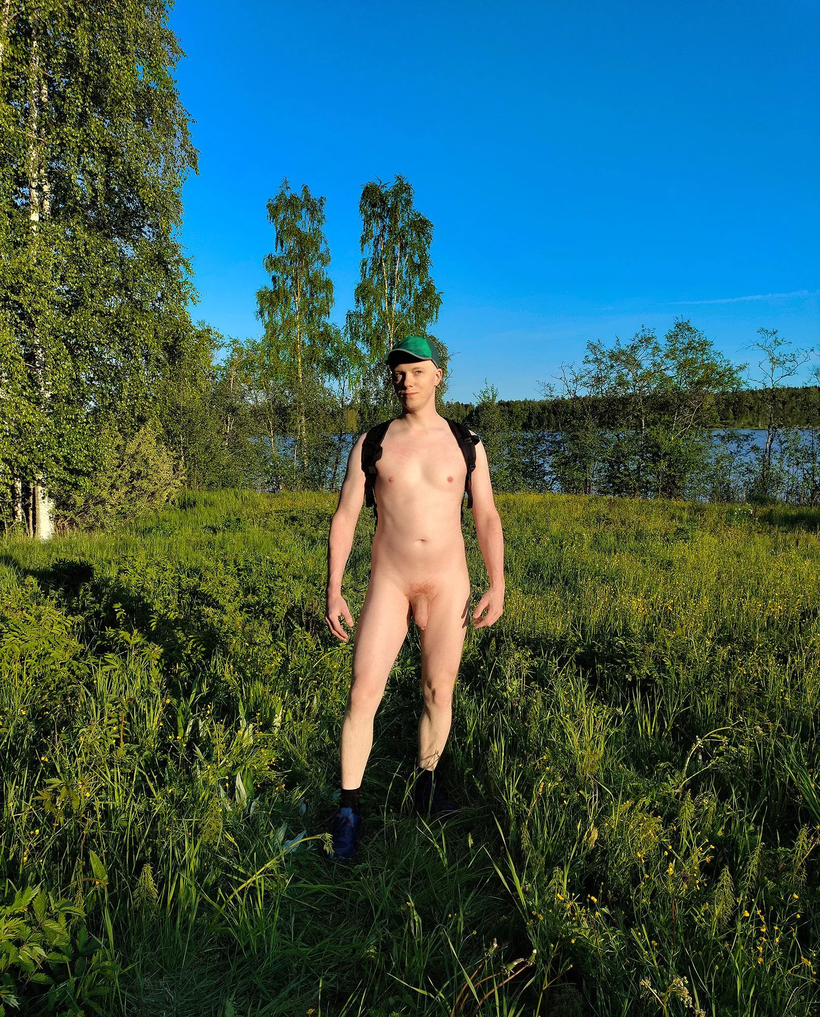 Enjoying the warm day