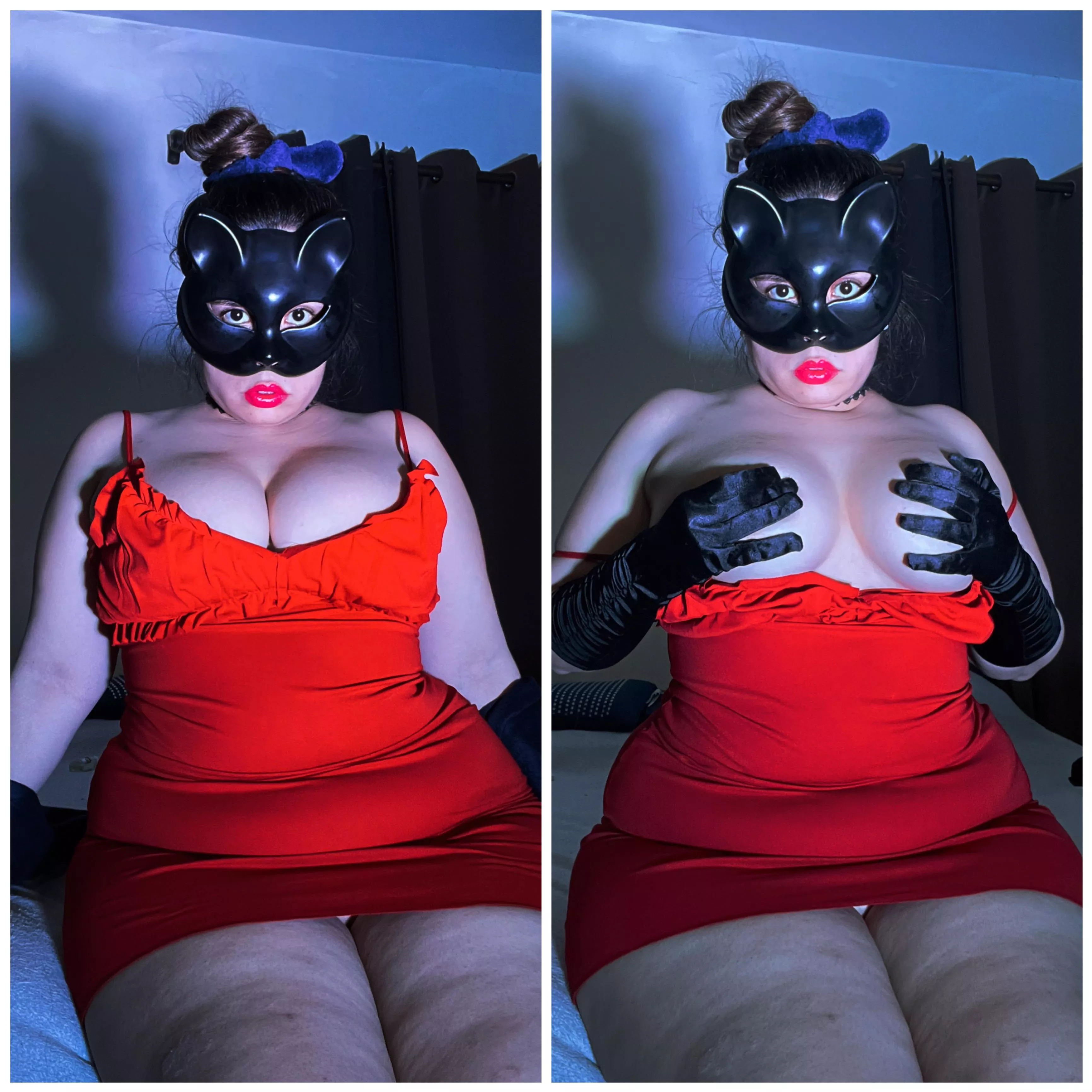 Hand bra, before and after