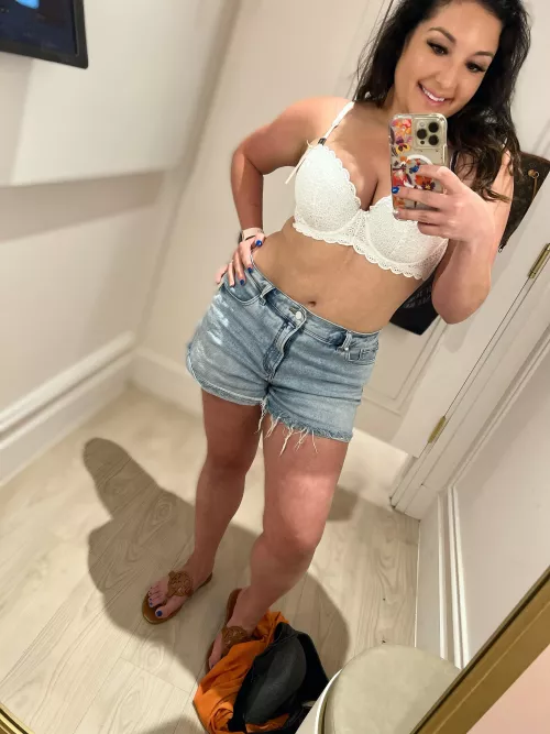 How about you meet this milf in the dressing room?