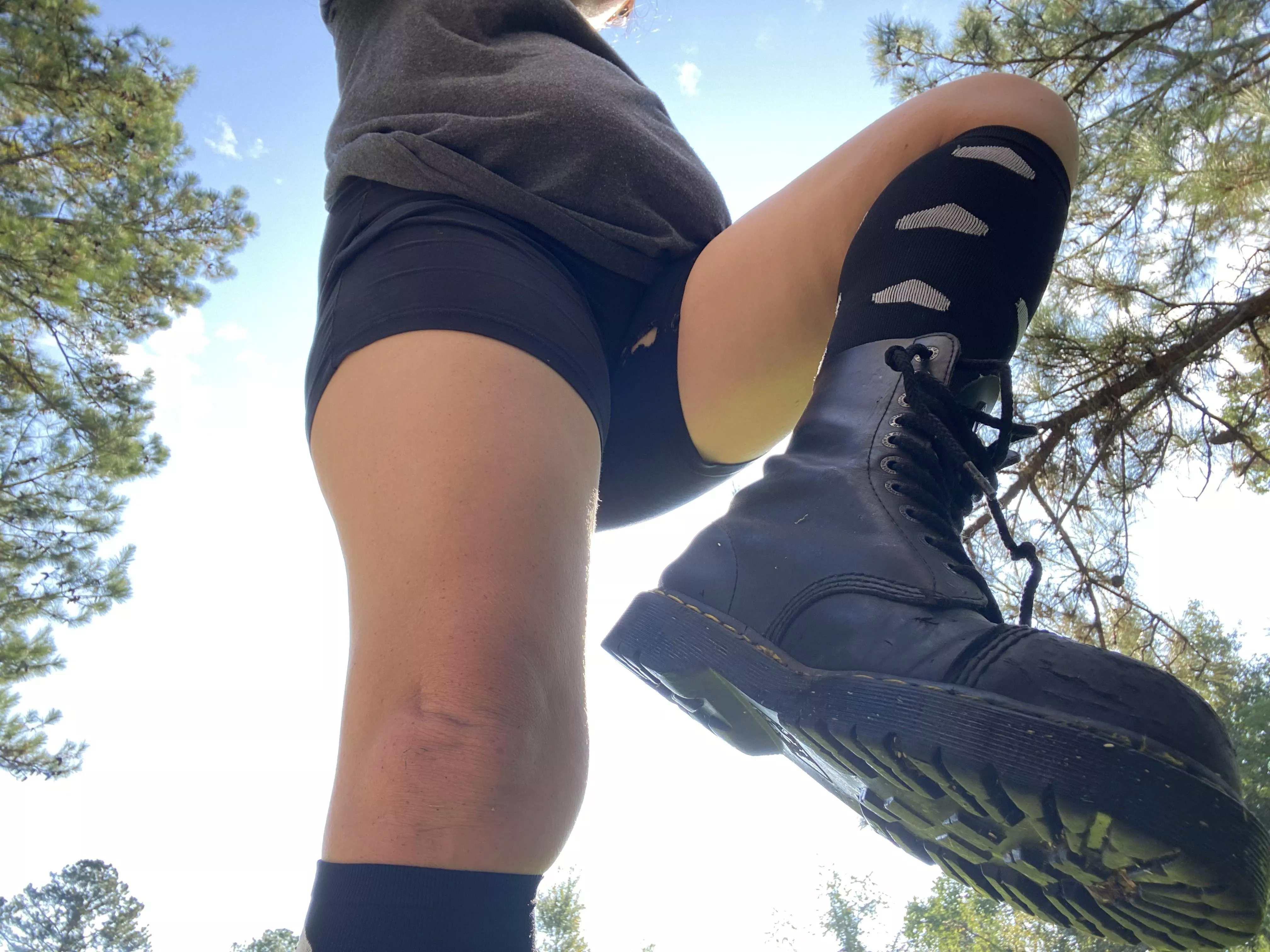 I think it’s time to clean and polish these will you help me? My shorts also need to be patched.