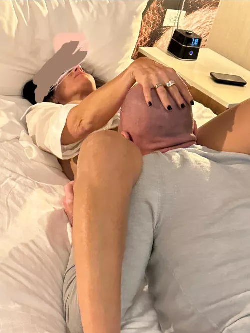 I’m more than a big cock. I’m also a tongue that enjoys touching and teasing and I like to take my time with your wife.