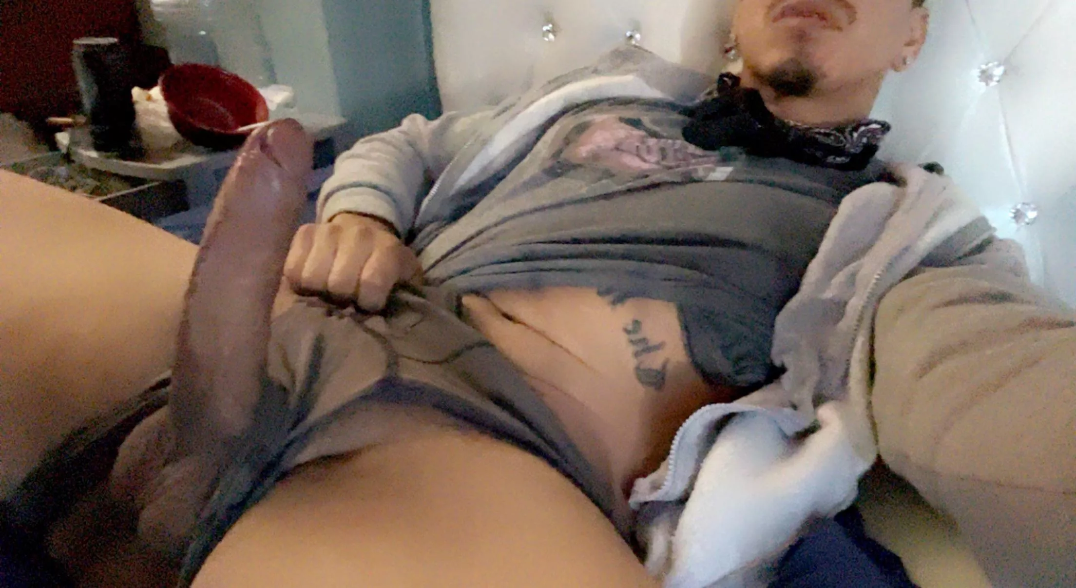 Imagine finding me on your bed like this.