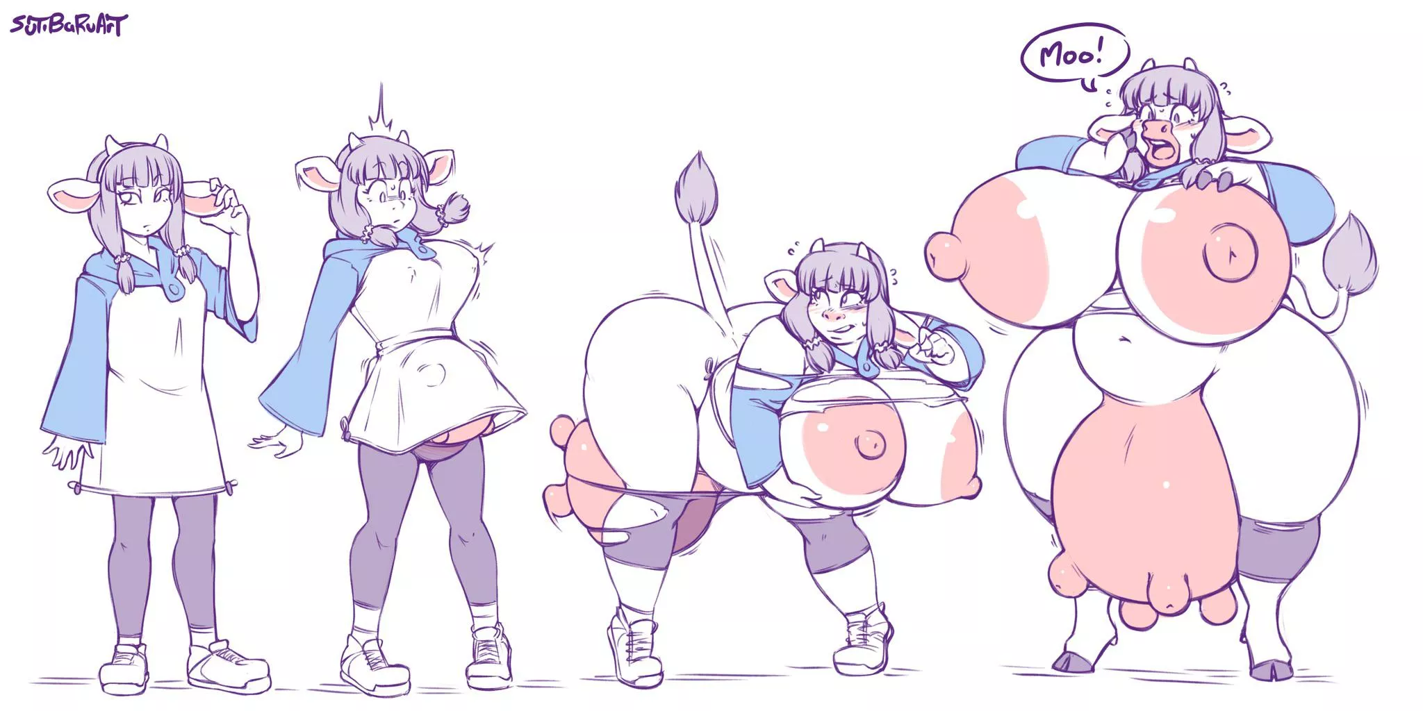 Megumi goes Moo (Sutibaru)