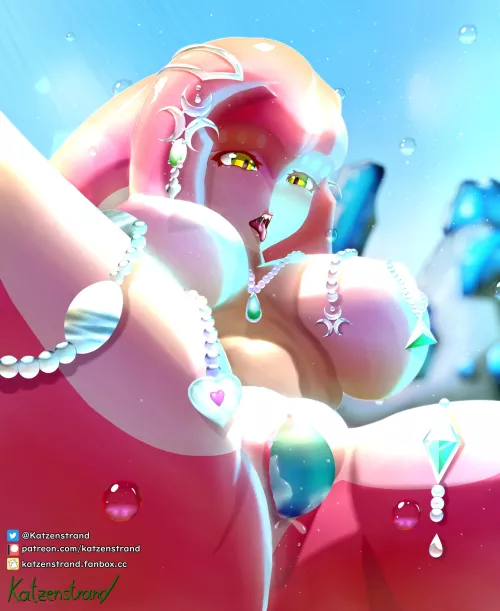 [OC] Queen Mipha's Spawning Season (Katzenstrand)