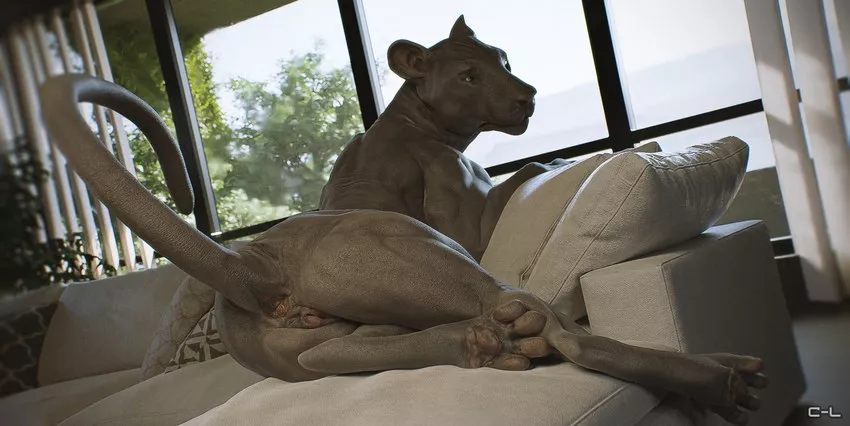 Oh You are back from work. Are you going to feed me or fuck me? (cosmiclife)