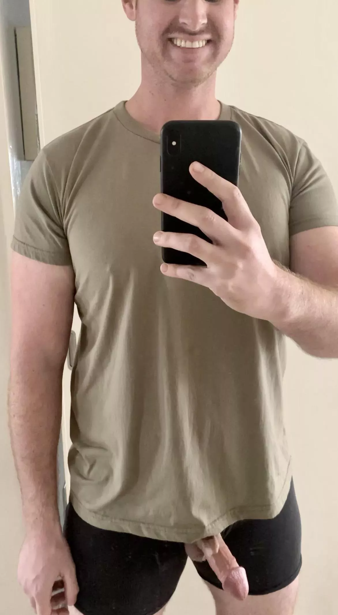 The mirror pics are always more flattering more my lil guy!