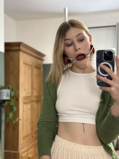 Waiting for you to get home from work like this