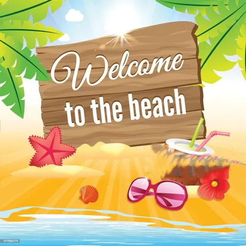 Welcome to the beach ..