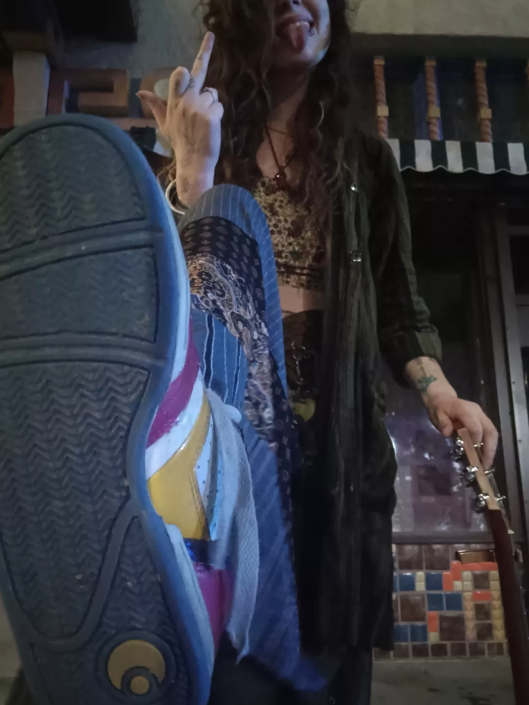 Went for a piss in an alley right before this was taken.. 😏 now Beg Me for the privilege of licking it off My soles.