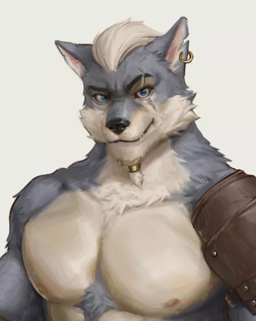 A barbarian warrior [art by me]