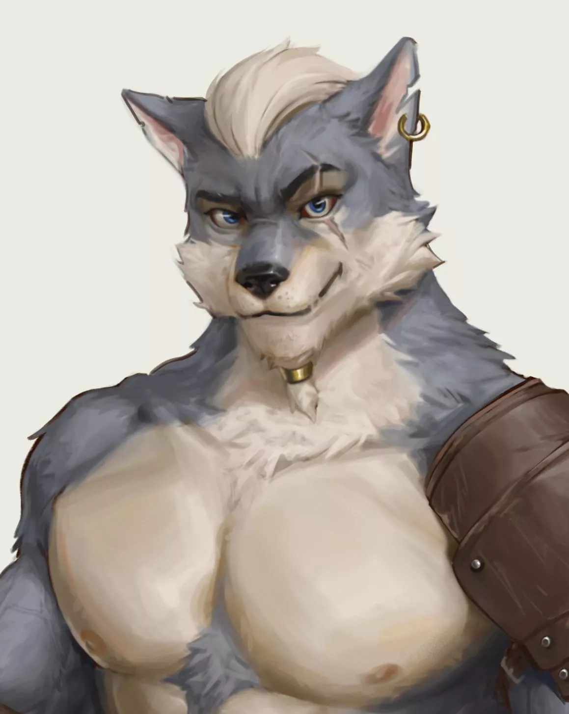 A barbarian warrior [art by me]