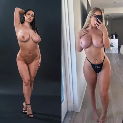 An all Australian showdown! Who you prefer [Angela White] or [Savannah Bond] ?