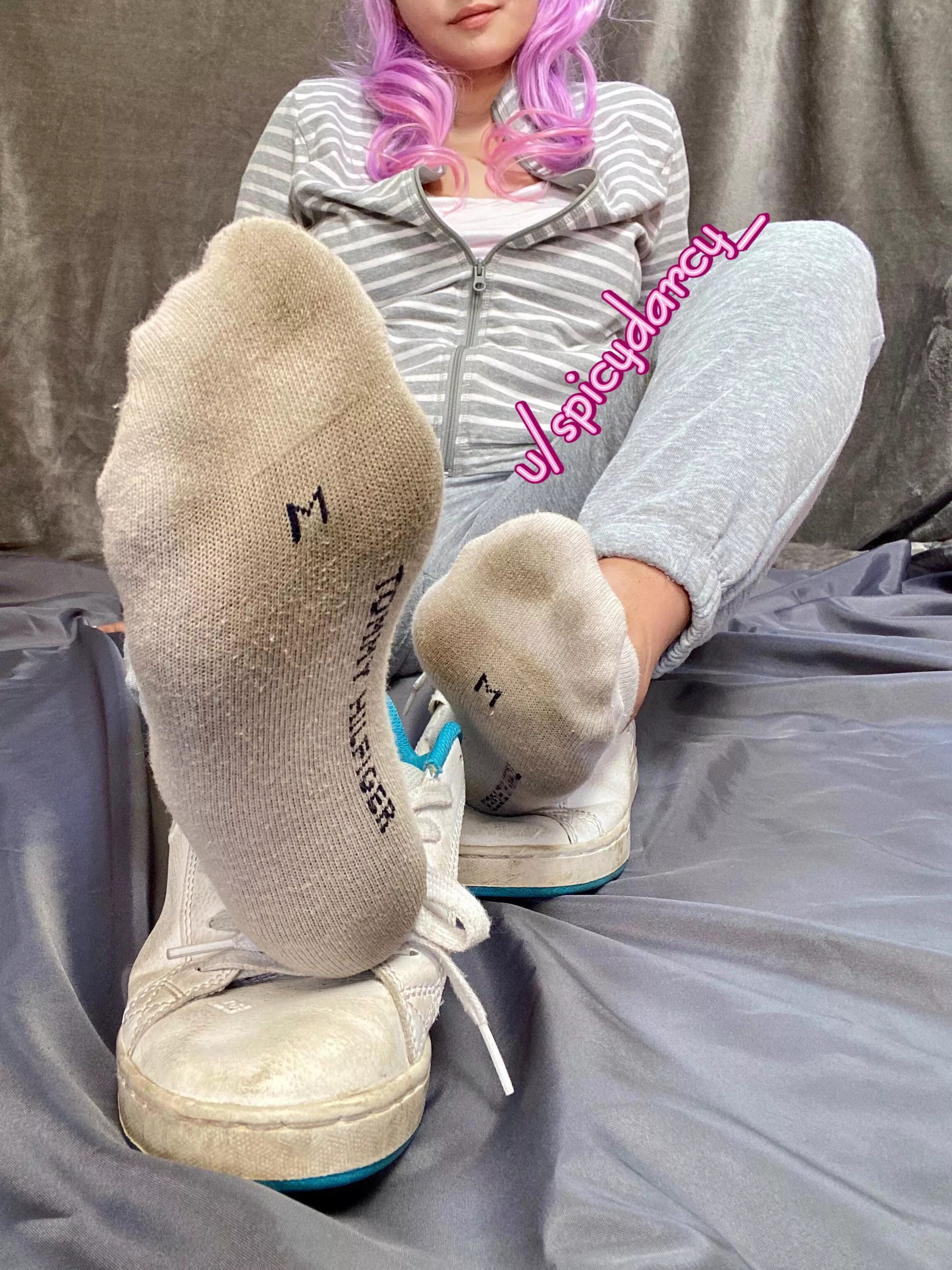 Aren't you dying to taste the sweat from my socks?