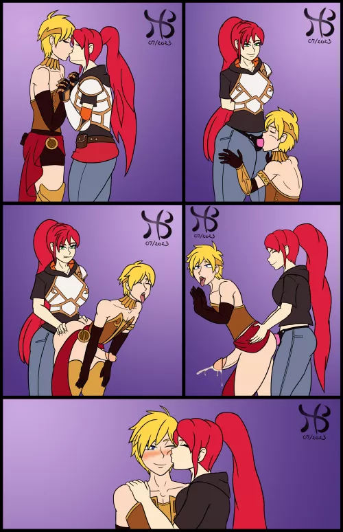 Arkos crossdressing fun (hiastobasement)