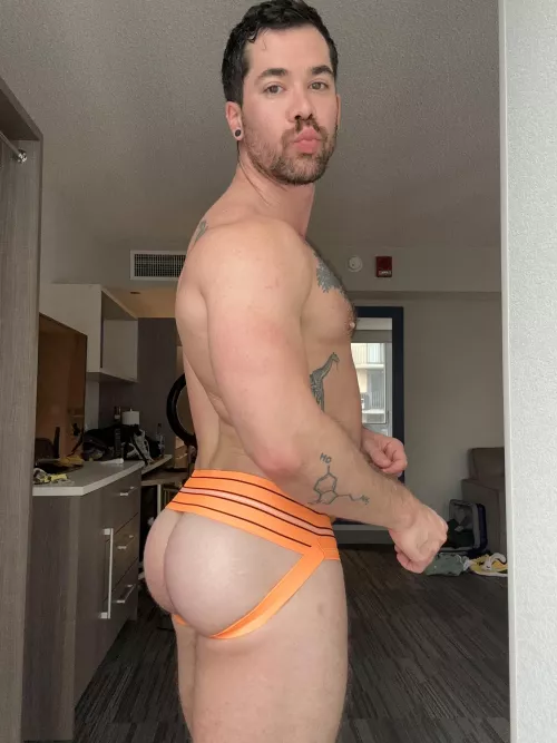 Ass looking thick in my jockstrap