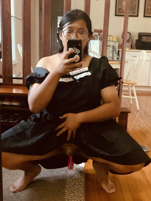 Can I be your cute horny ladyboy