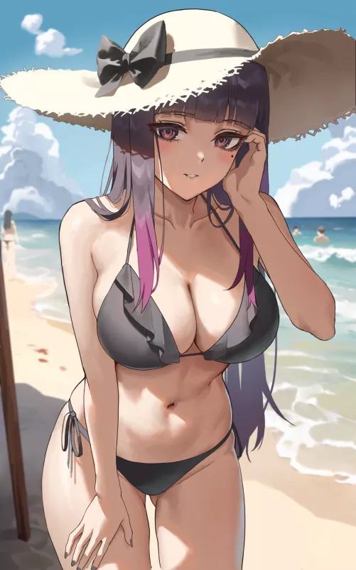 Enjoying Time Off at the Beach [Artist's Original]