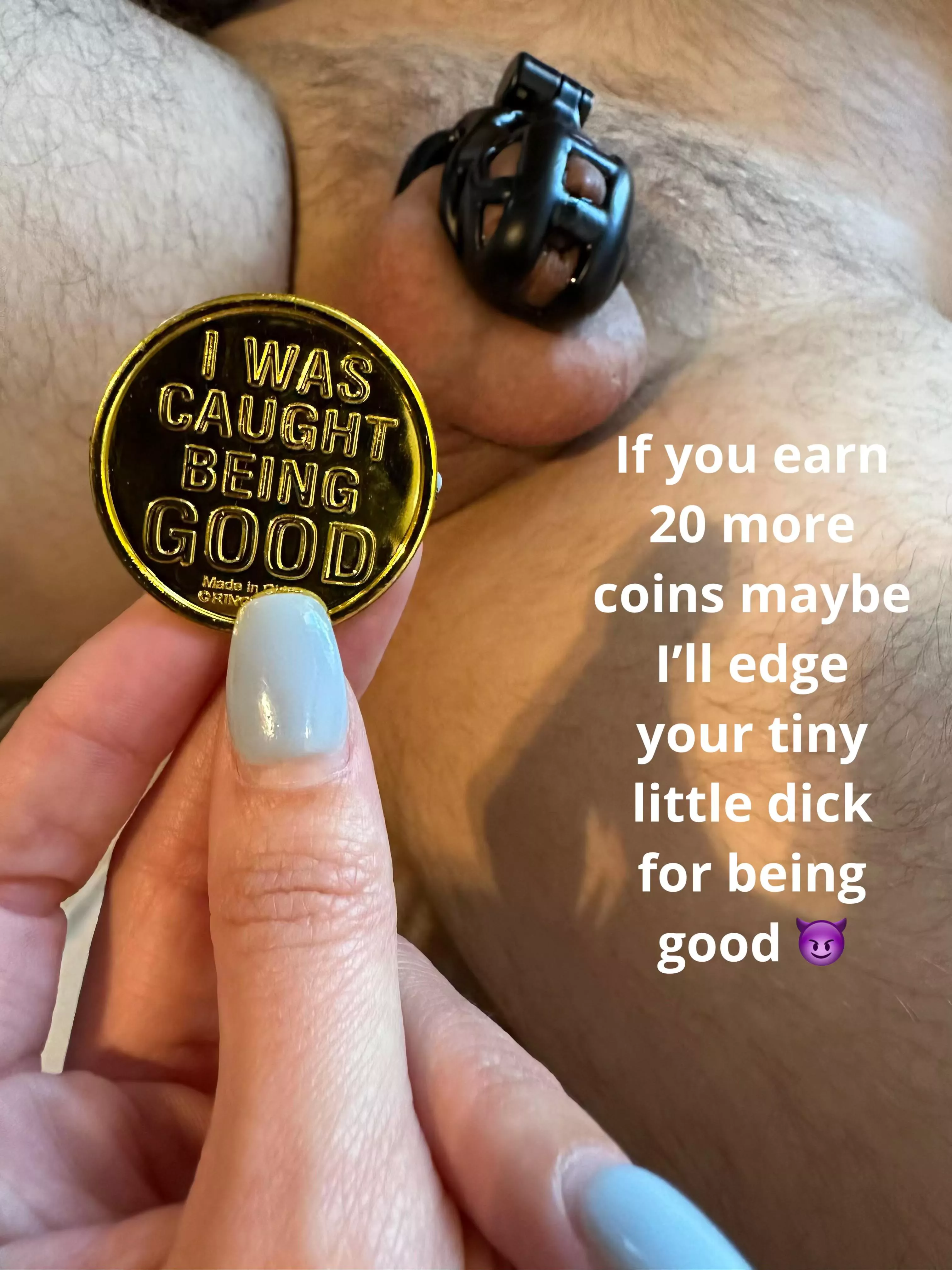 Good boys get rewards, bad boys get punished 😘