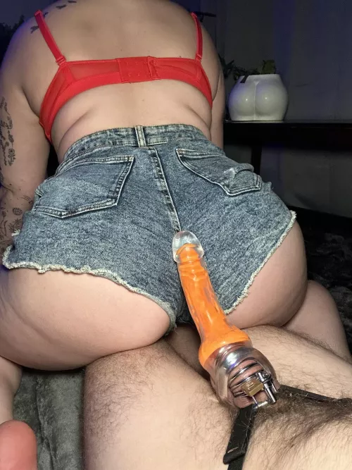 He said having this is my pussy is starting to feel too real, I'd say I've trained him really well 😂